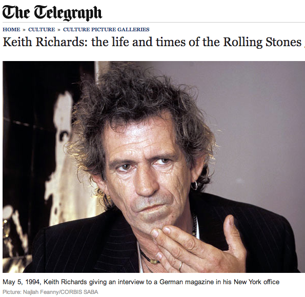 THE TELEGRAPH | Keith Richards