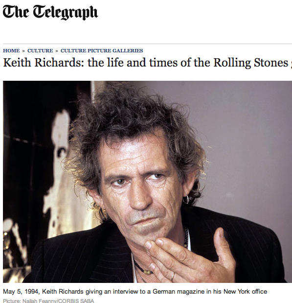 The Telegraph | Keith Richards